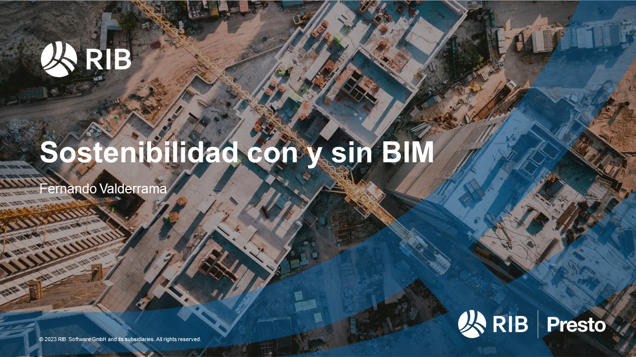 Sostenibilidad con y sin BIM