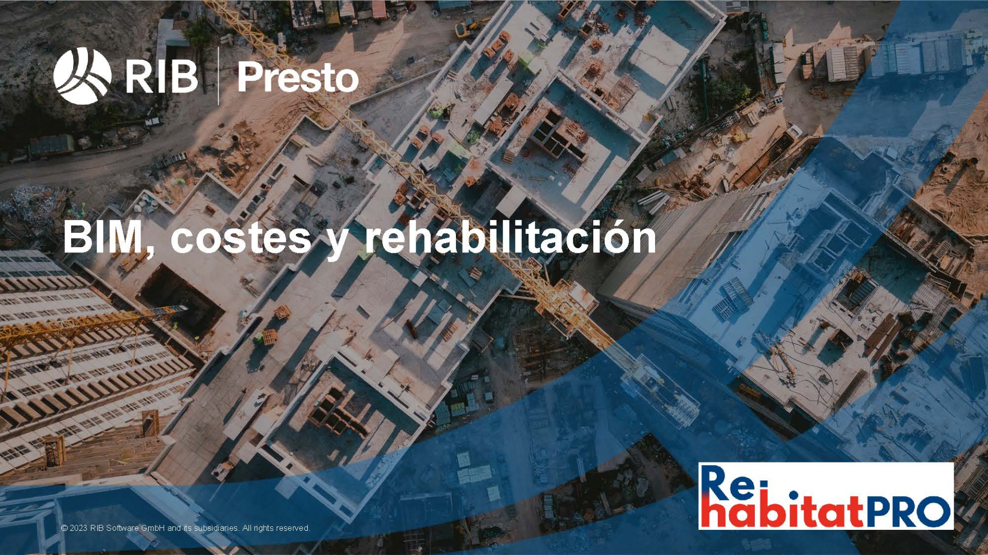 BIM, costes y rehabilitación